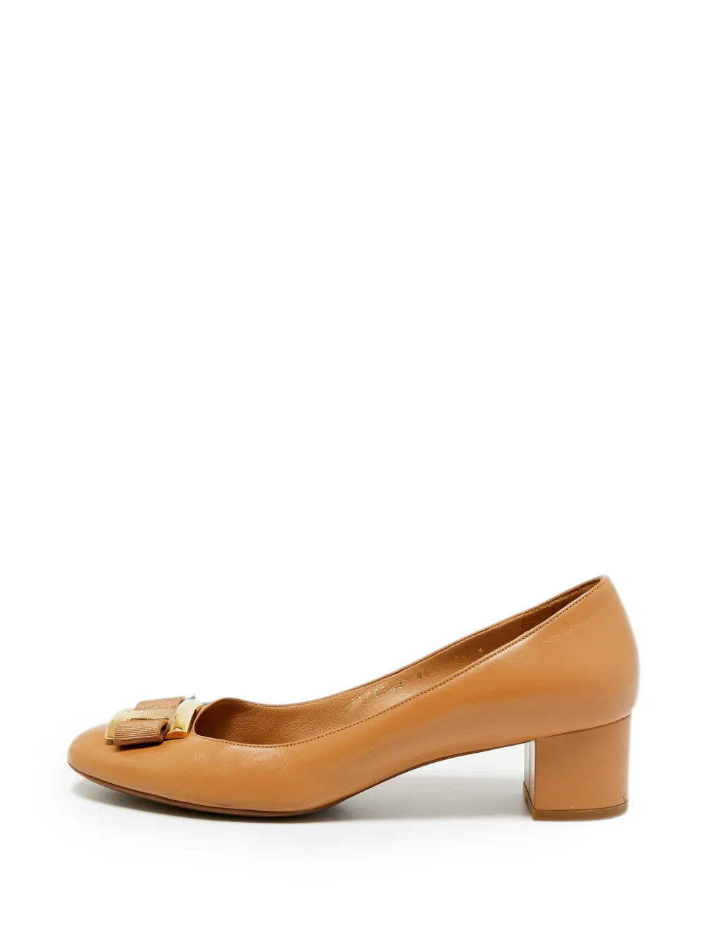 Ferragamo Pre-Owned Pumps Ninna con fiocco - Marrone