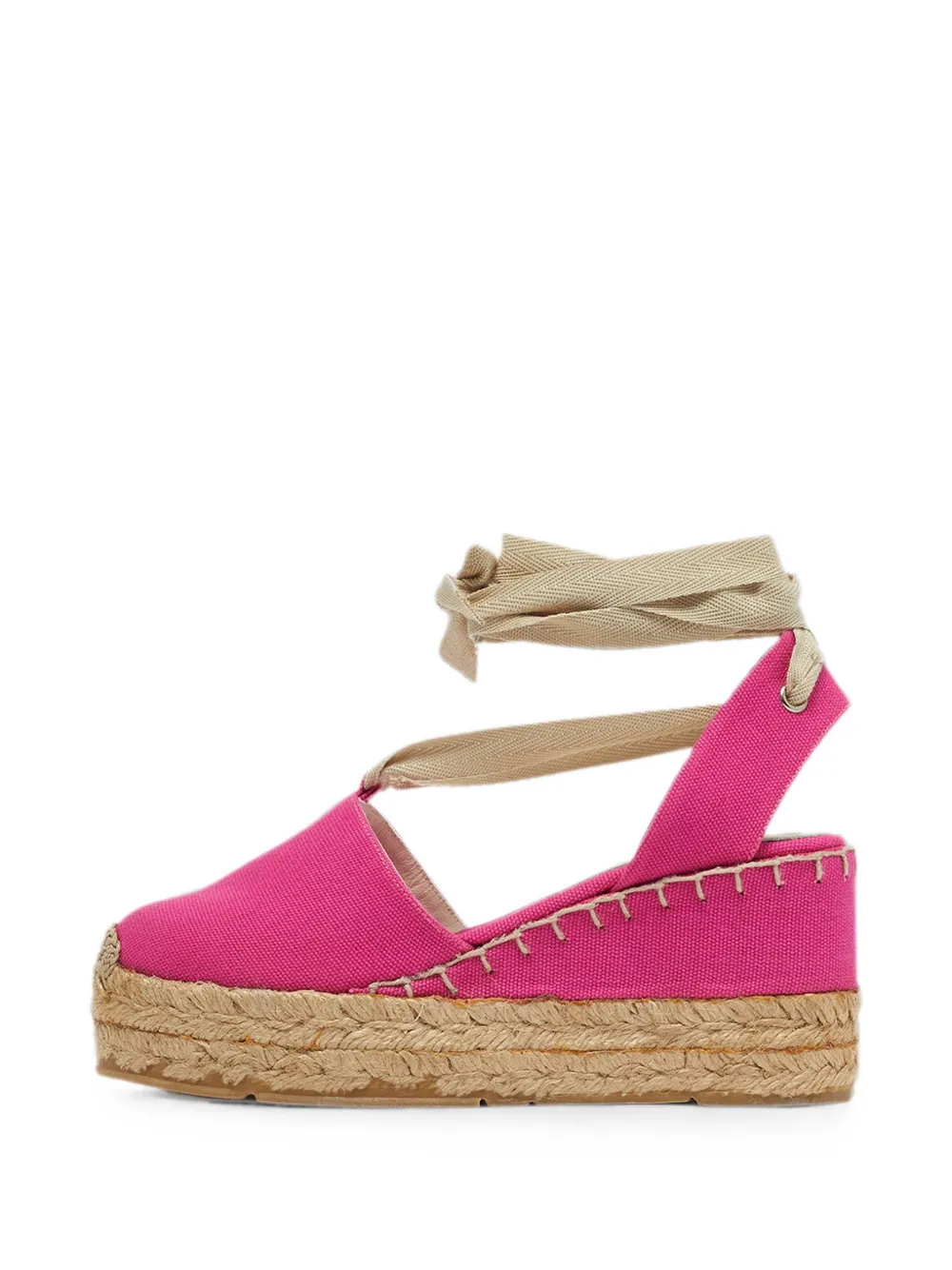 Ralph Lauren Collection canvas wedge pumps - Pink