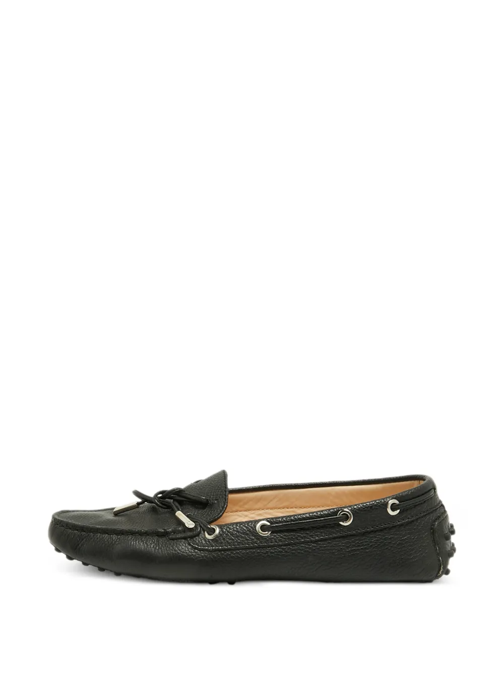 Tod's Vintage Gommino Loafer mit Schnürung - Schwarz