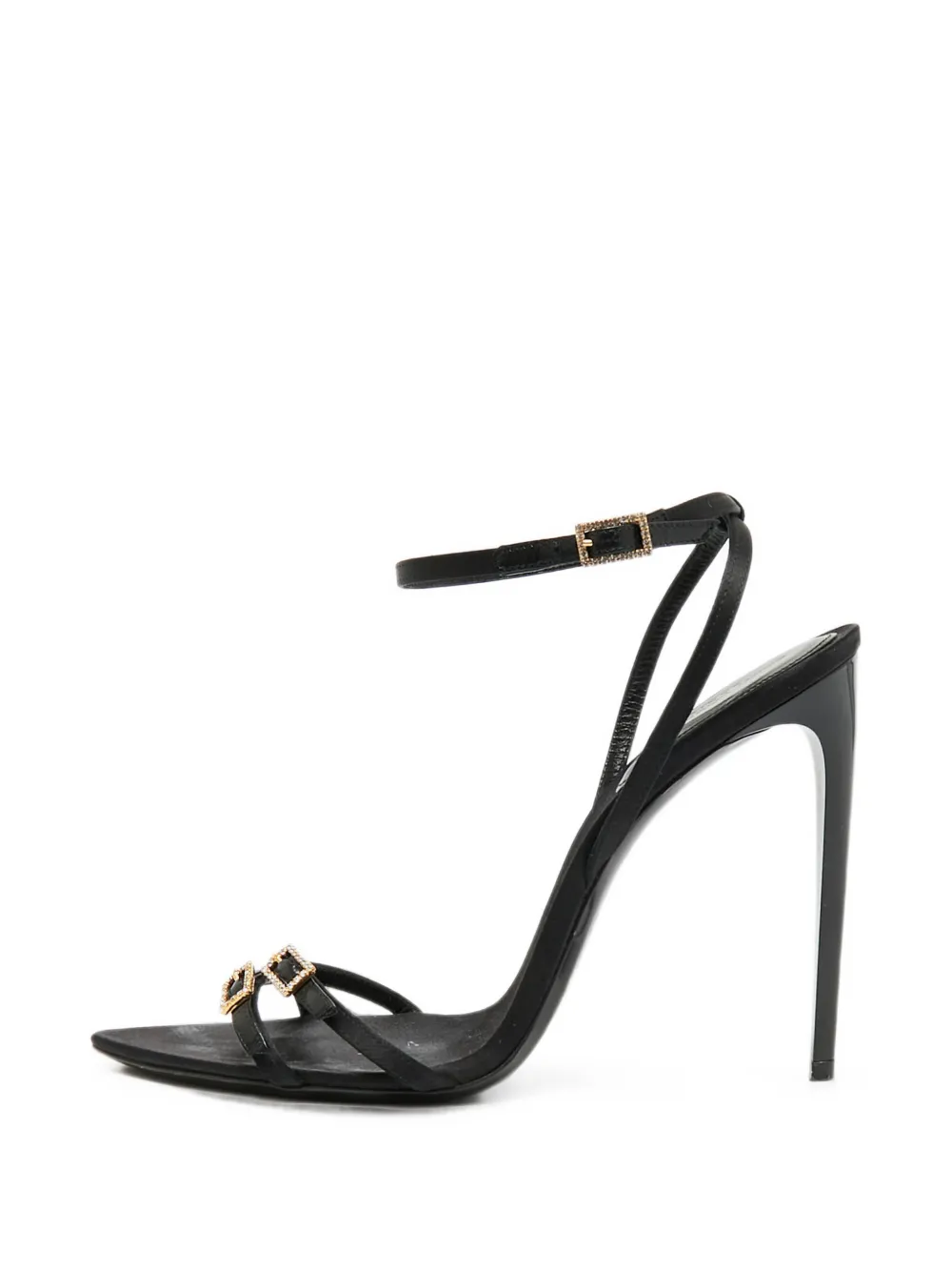 Saint Laurent Pre-Owned Cassie Sandalen - Schwarz