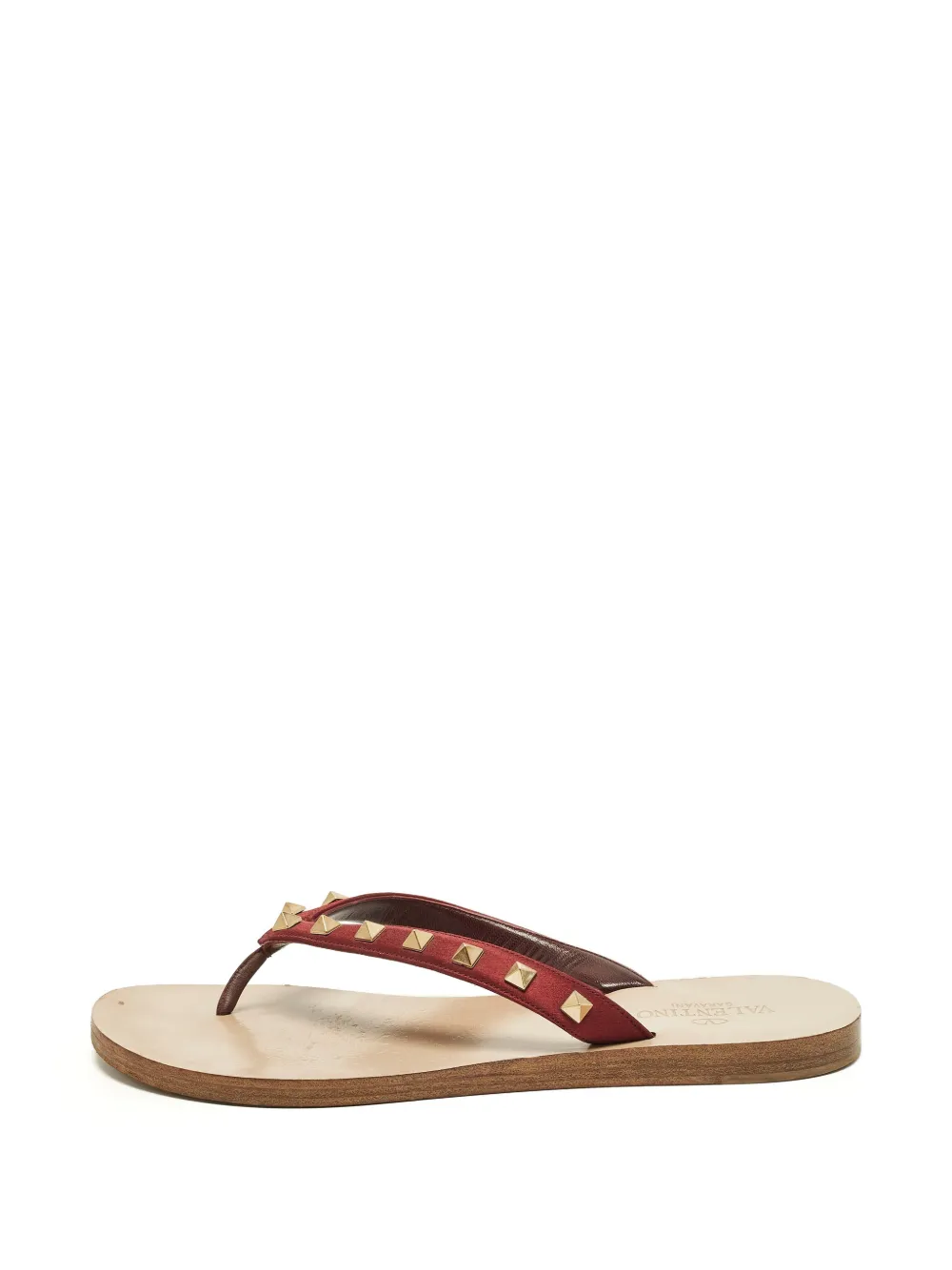 Valentino Garavani Pre-Owned Sandali infradito Rockstud - Rosso
