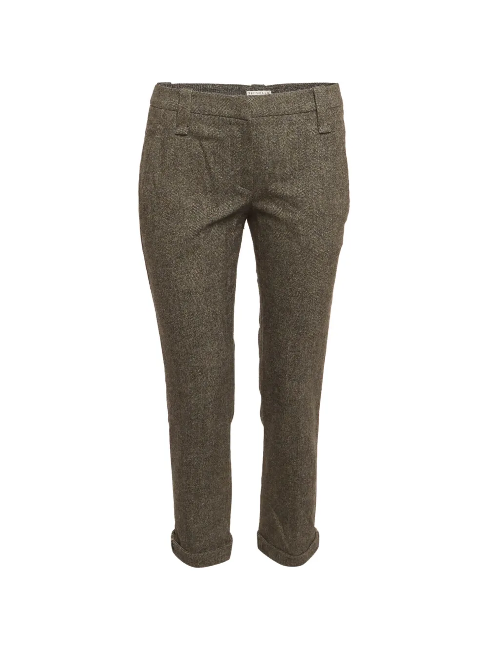 Brunello Cucinelli Pantaloni con decorazione Monili - Grigio