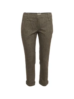 Brunello Cucinelli ストレートパンツ | ブラウン | FARFETCH JP