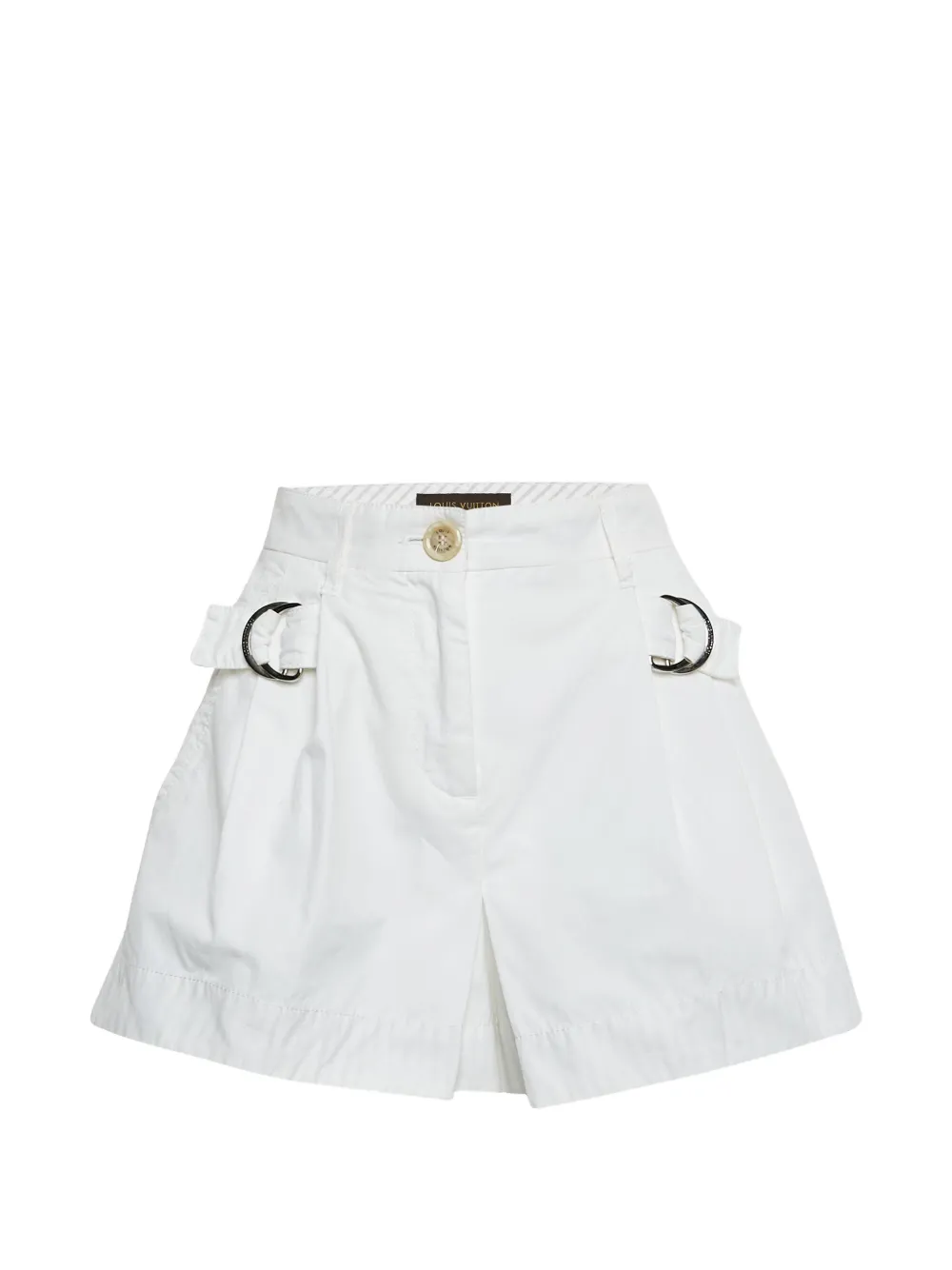 Louis Vuitton Pre-Owned Shorts con fibbia - Bianco