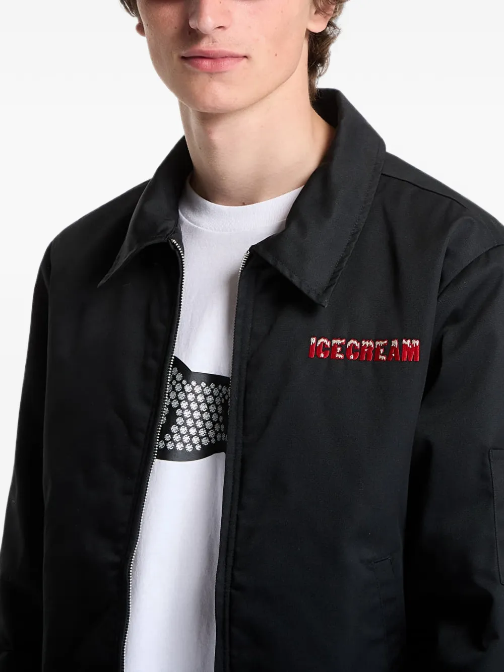 Billionaire Boys Club Ice Cream Drippy gewatteerd jack Zwart