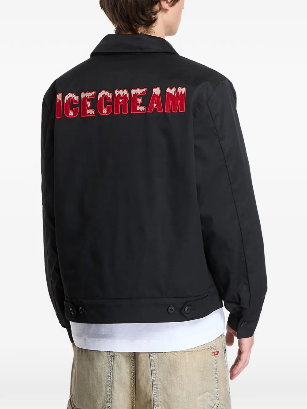 Billionaire Boys Club Ice Cream Drippy gewatteerd jack Zwart