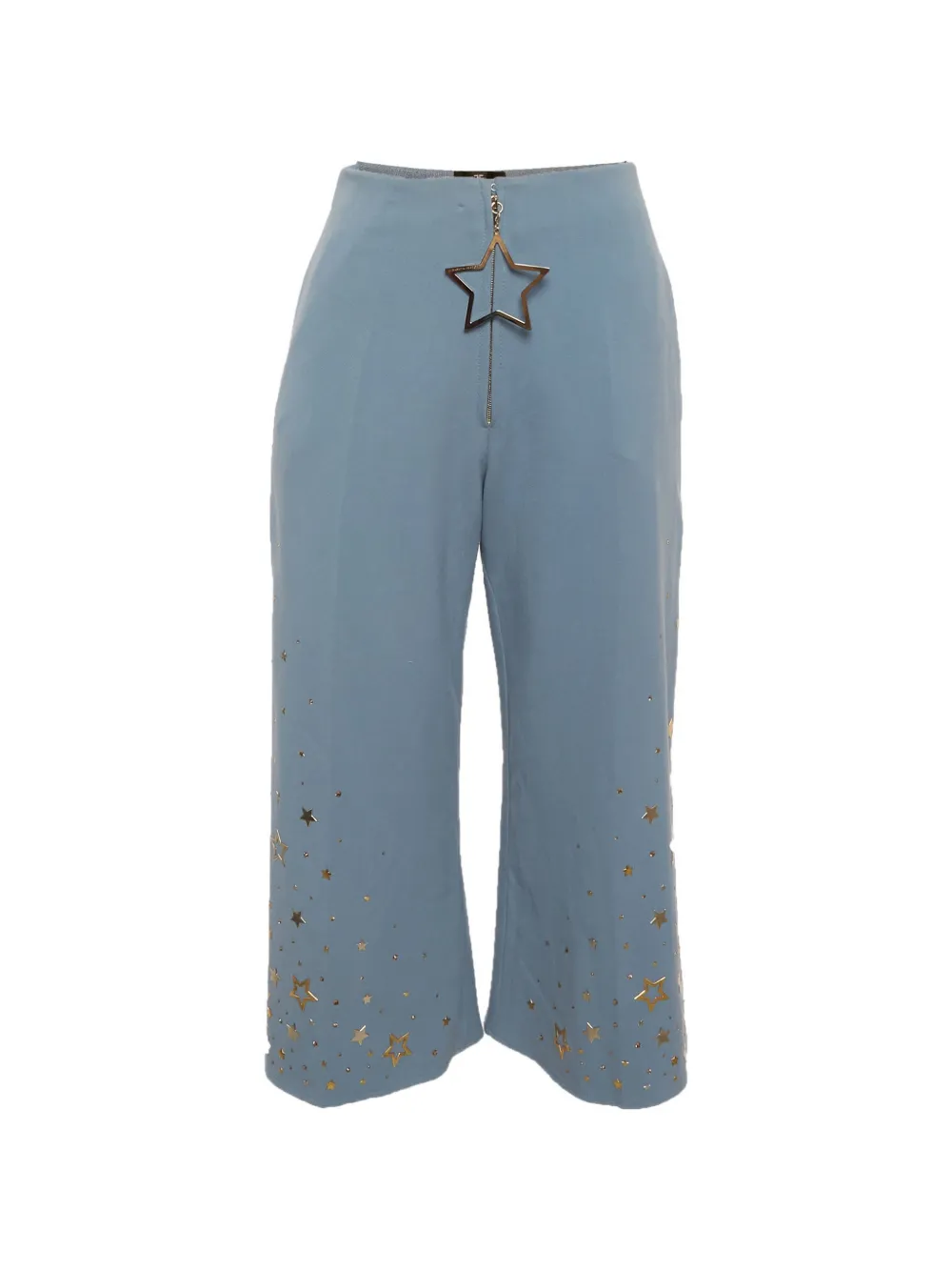 Elisabetta Franchi Pantaloni a gamba ampia - Blu