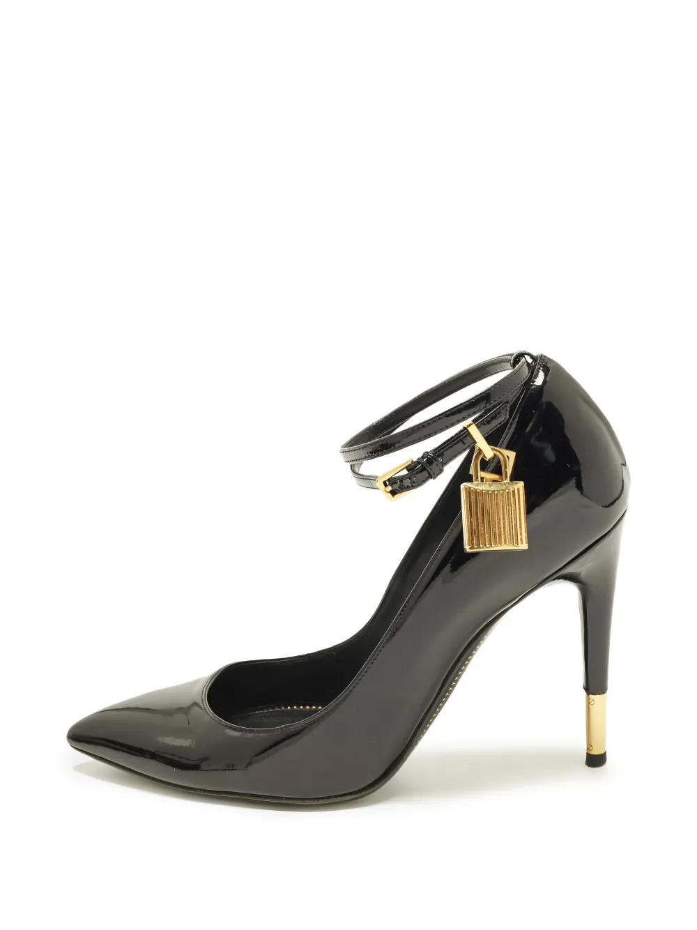 Tom Ford Vintage Spitze Padlock Pumps mit Absatz - Schwarz