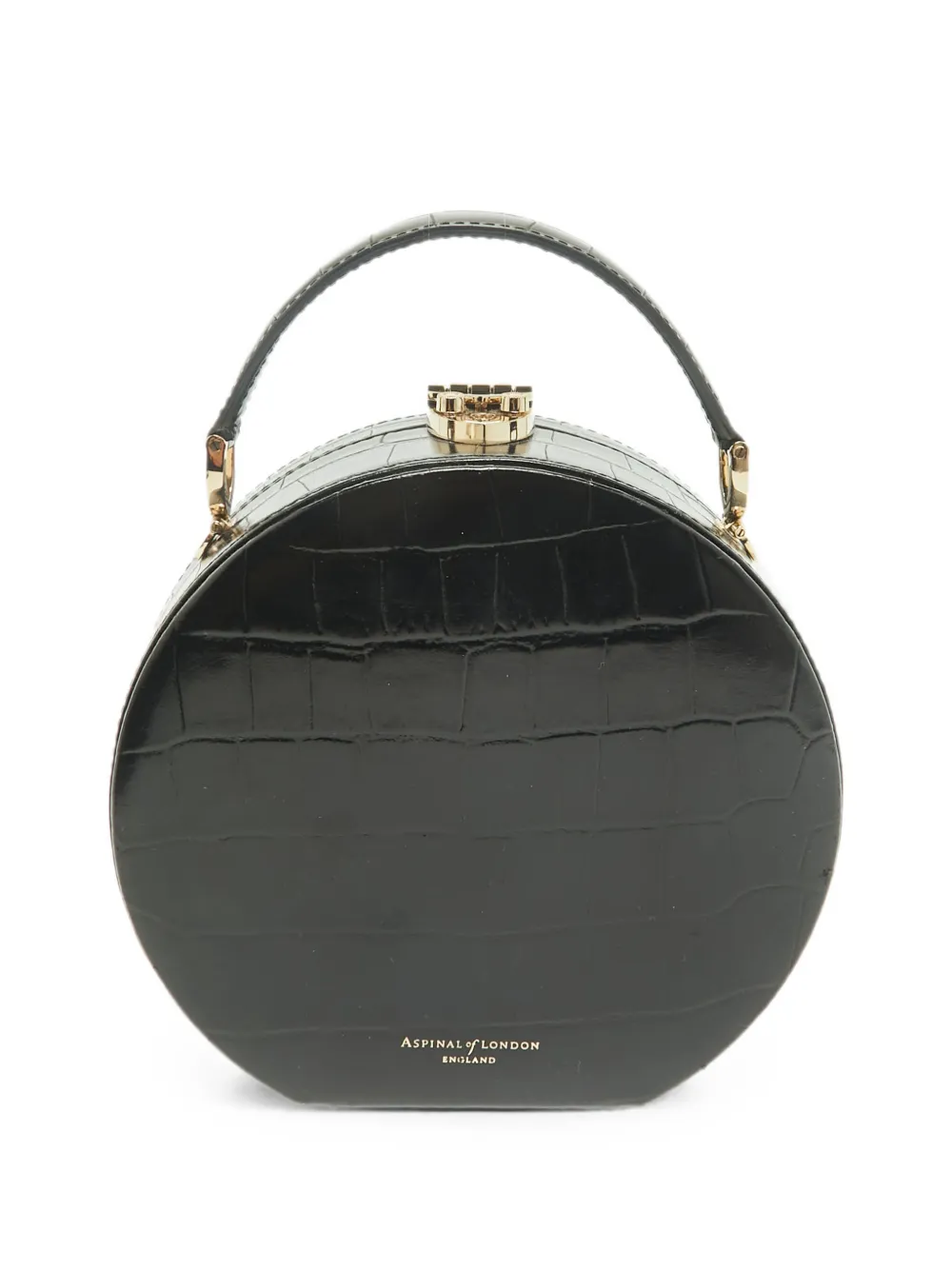 Aspinal Of London Hat Box leather tote bag - Nero