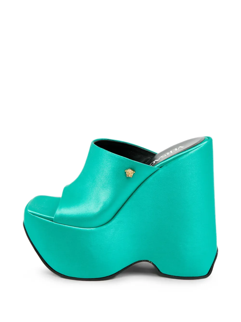 Versace Pre-Owned Sandali Triplatform con zeppa - Verde