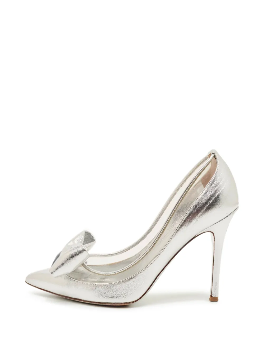 Valentino Garavani Pre-Owned bow-detail pumps - Bianco