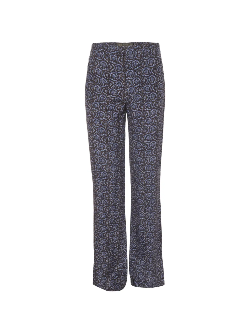 Versace Pre-Owned flared trousers - Blu