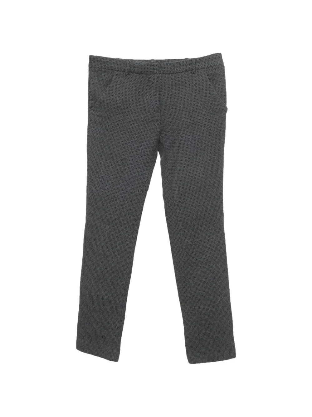 Balenciaga Pre-Owned jacquard skinny trousers - Grigio