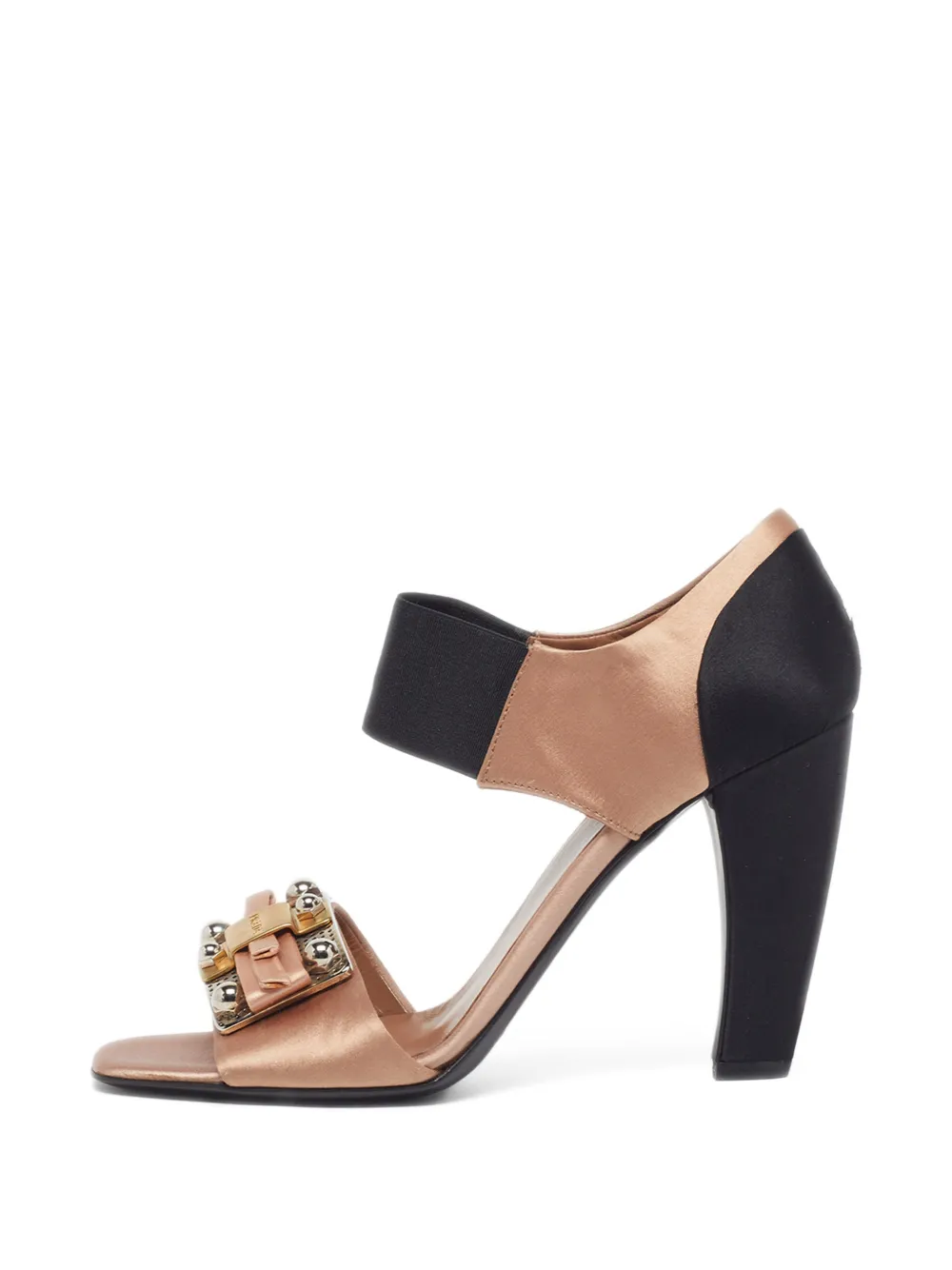 Prada Pre-Owned embellished ankle-strap sandals - Oro