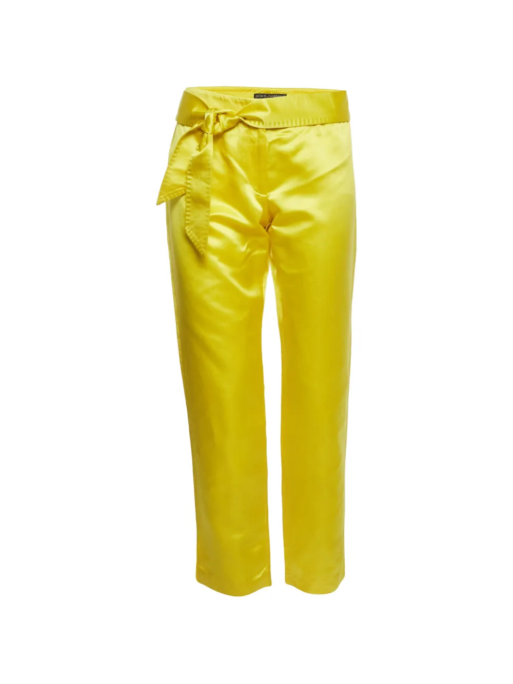 Dolce & Gabbana Pre-Owned belted trousers - Giallo