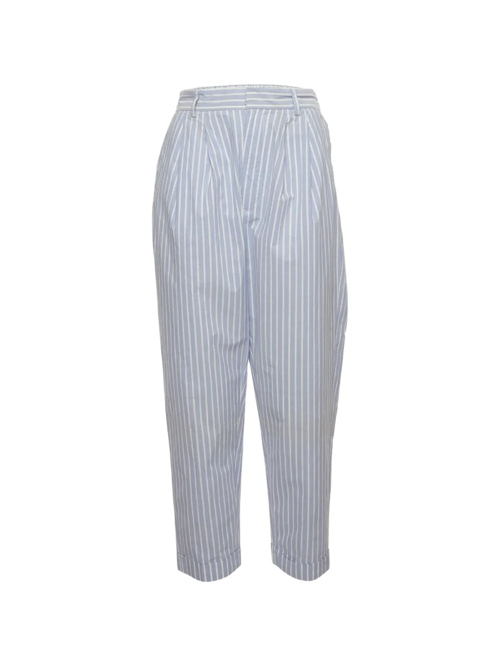 Maison Martin Margiela Pre-Owned striped pleated trousers - Blu