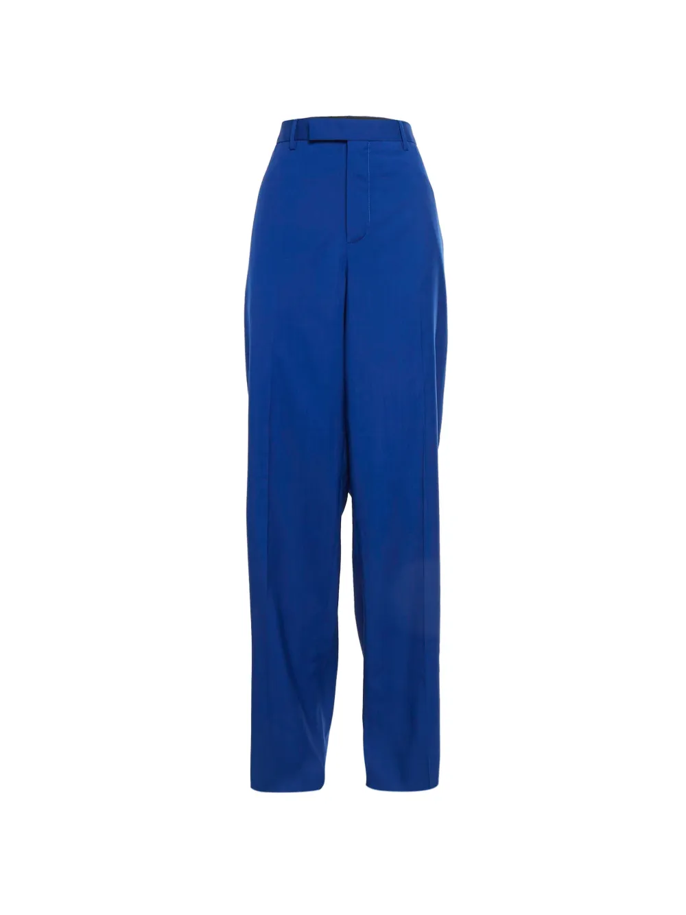 Versace Pre-Owned wool-blend straight-leg trousers - Blu