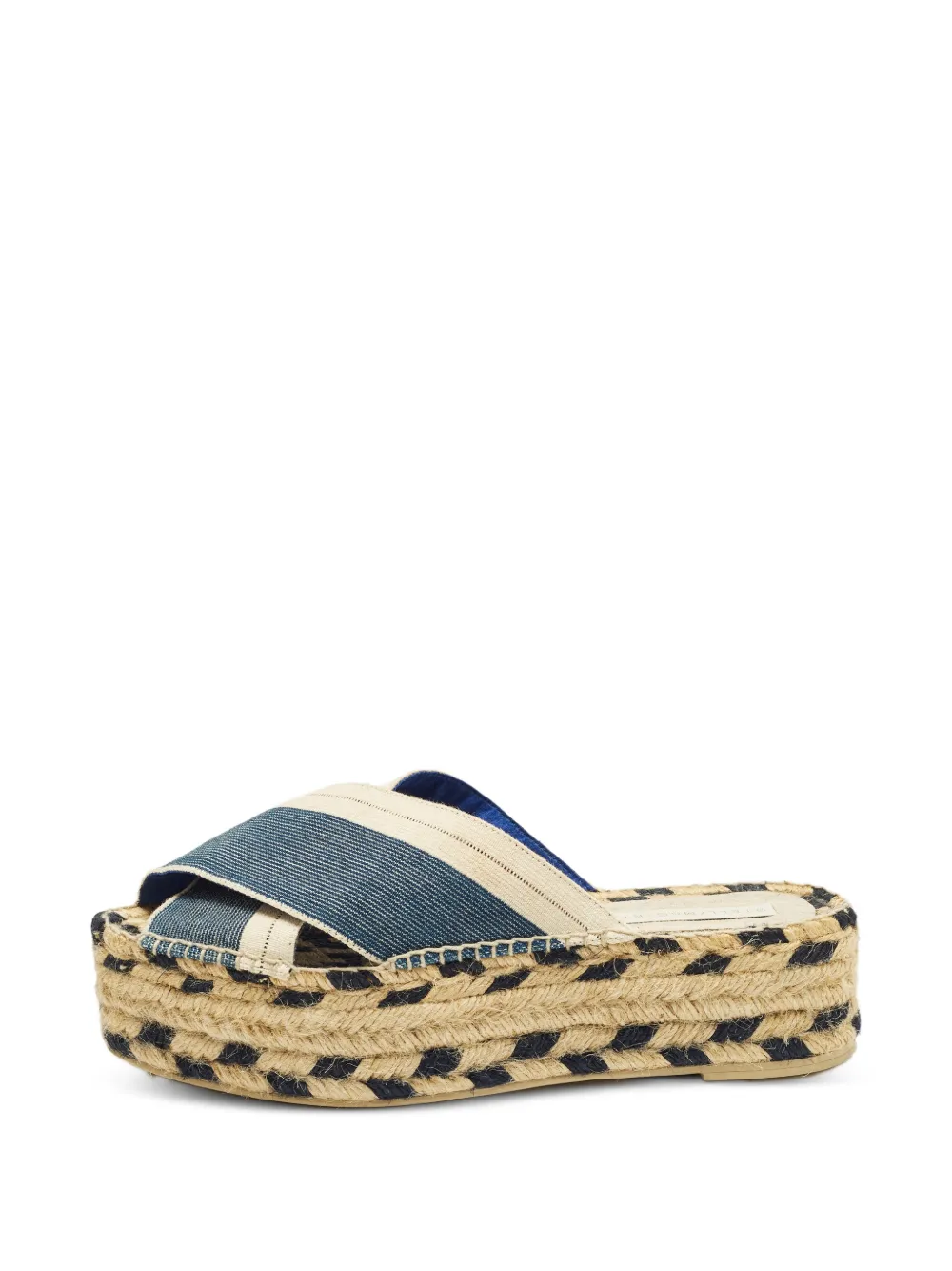 Stella McCartney Pre-Owned criss-cross espadrille sandals - Blu