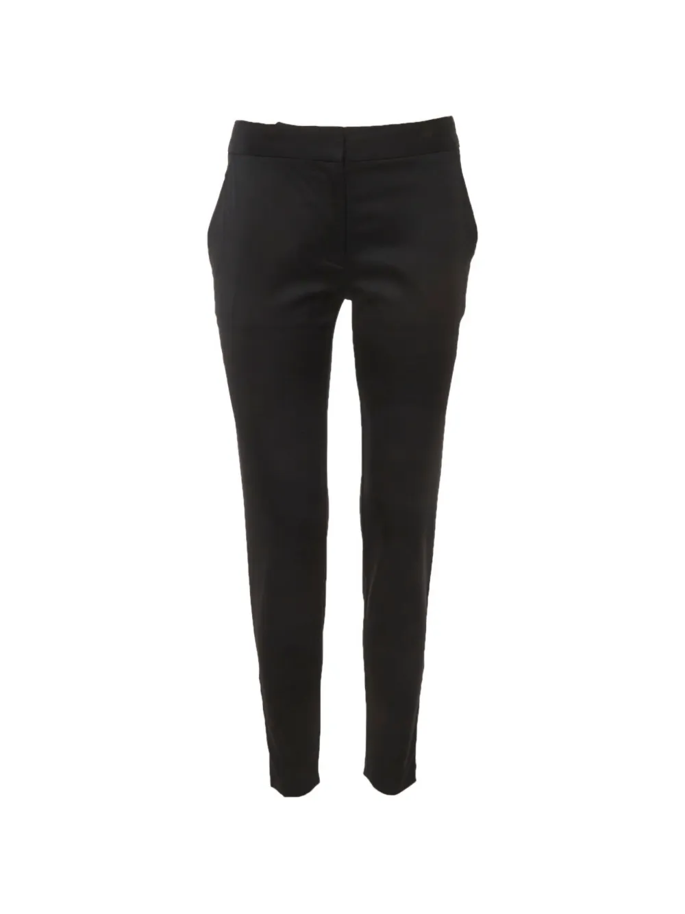 Stella McCartney Pre-Owned gabardine slim-fit trousers - Nero