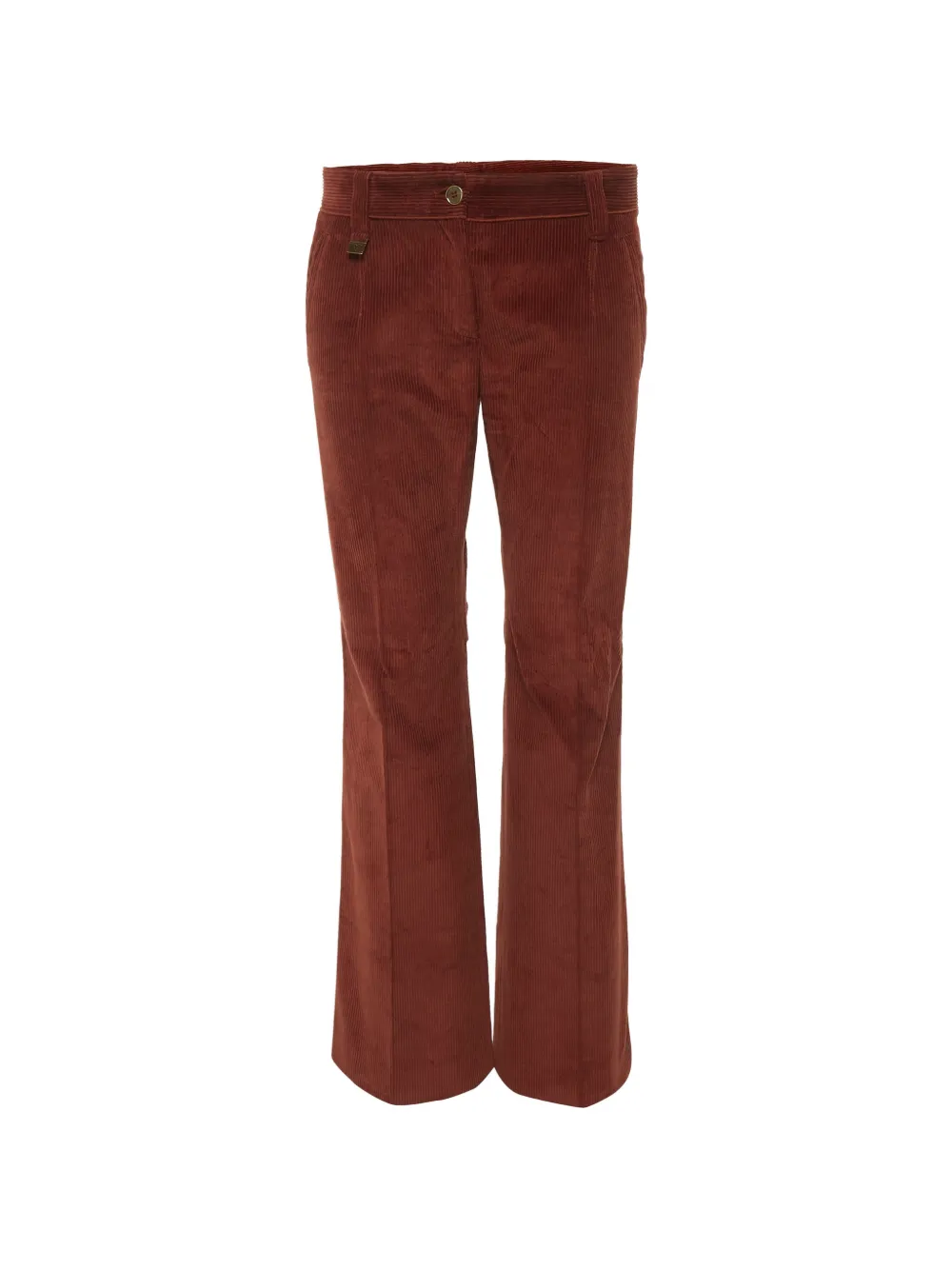 Dolce & Gabbana Pre-Owned corduroy straight-leg trousers - Marrone
