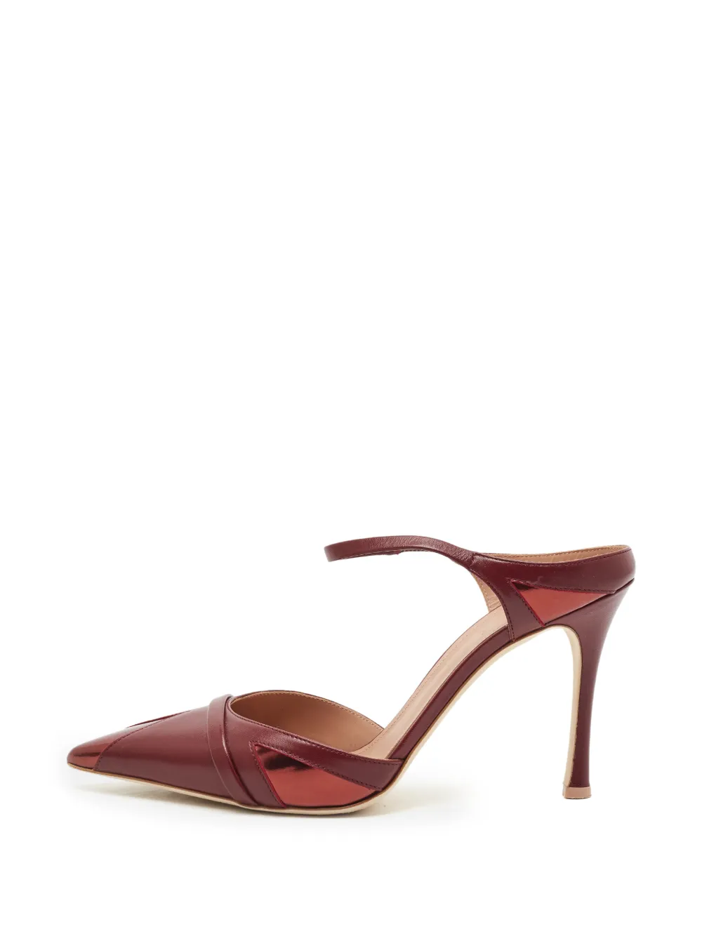 Malone Souliers Mules Uma bicolore - Rosso