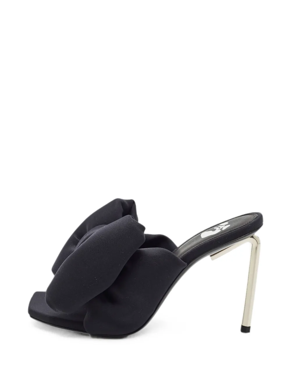 Off-White Pre-Owned Sandali Allen con fiocco - Nero