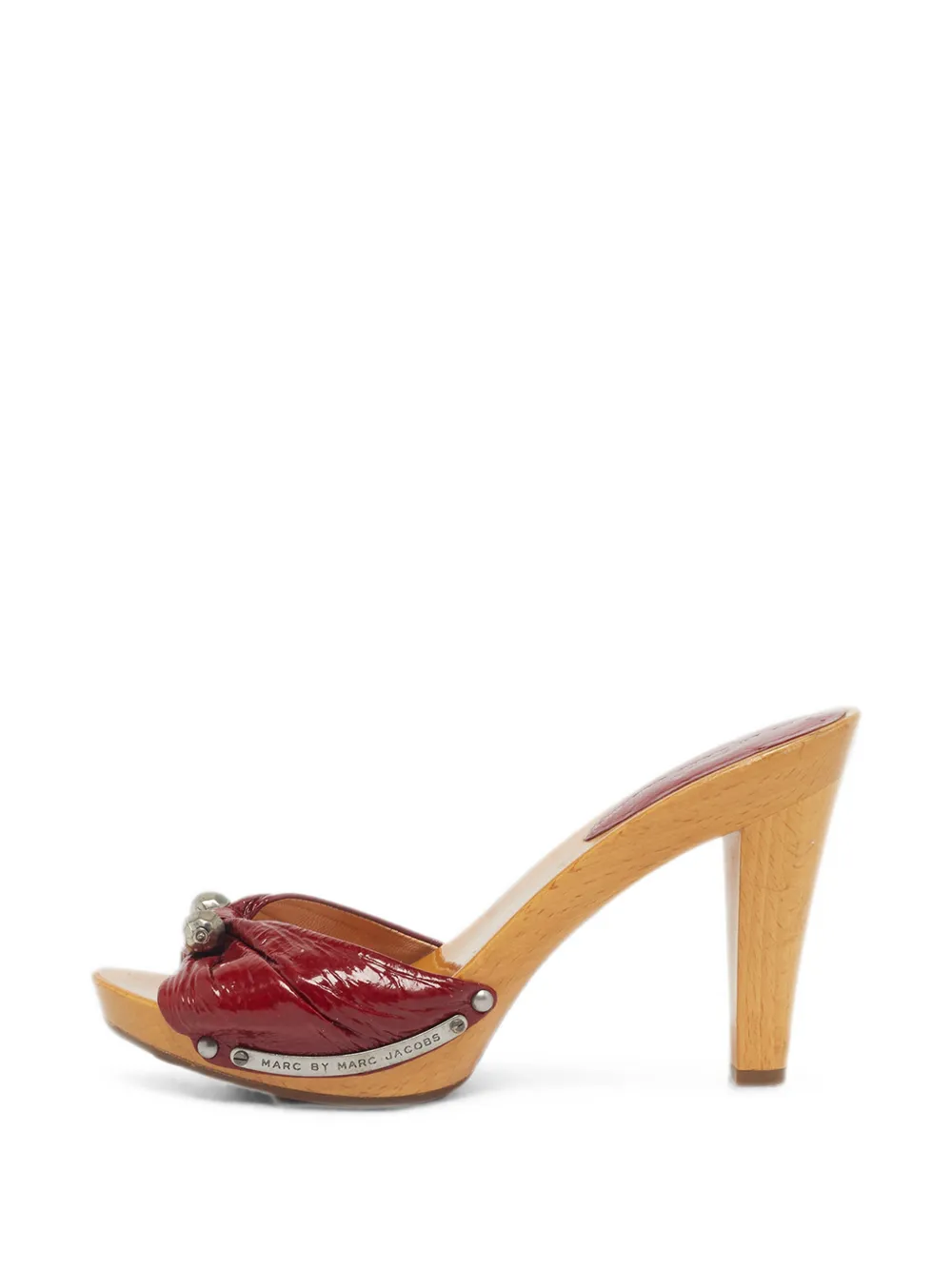 Marc By Marc Jacobs Mules in pelle con tacco - Rosso