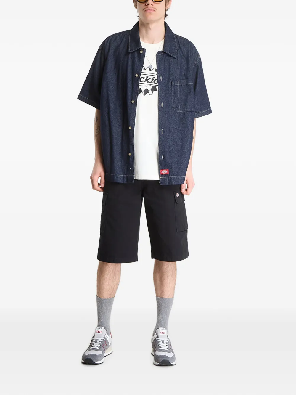 DICKIES Eagle Bend cargo shorts Zwart
