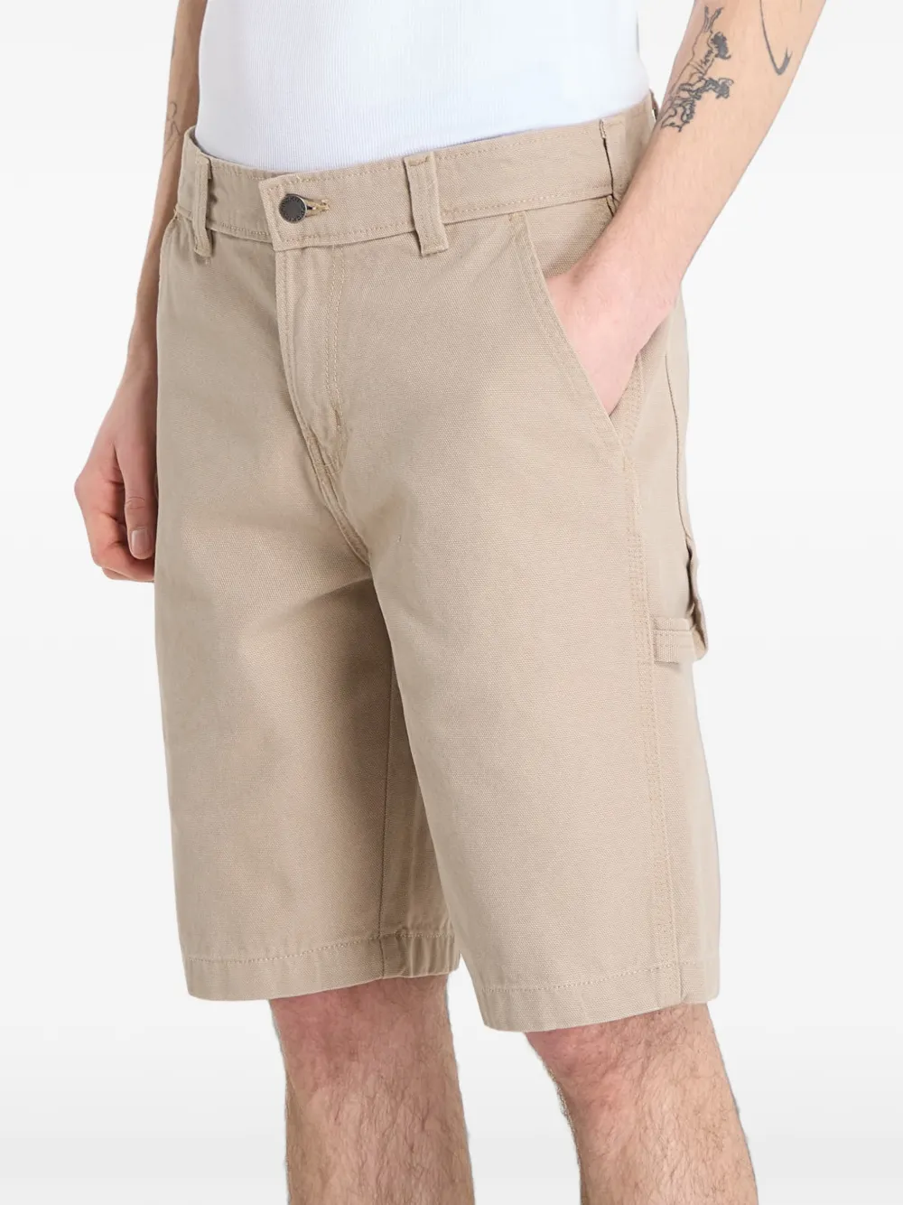 DICKIES Canvas shorts Beige