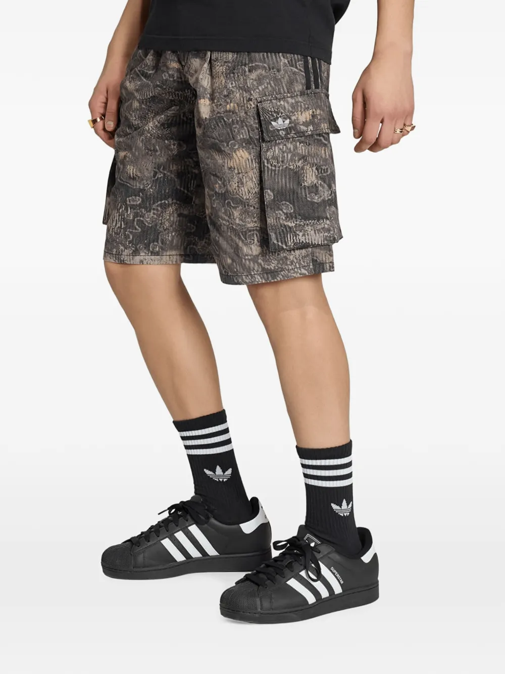 adidas Adilenium Season 5 cargo shorts - Grigio