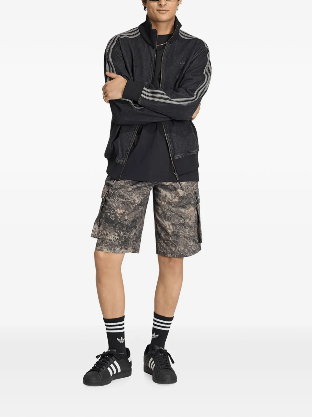 adidas Adilenium Season 5 cargo shorts Grijs