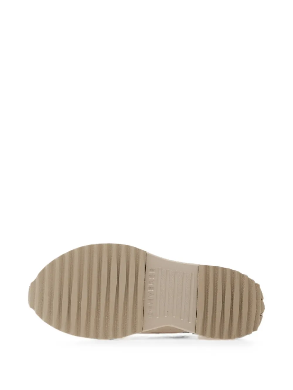Converse Run Star suede platform sandals Beige