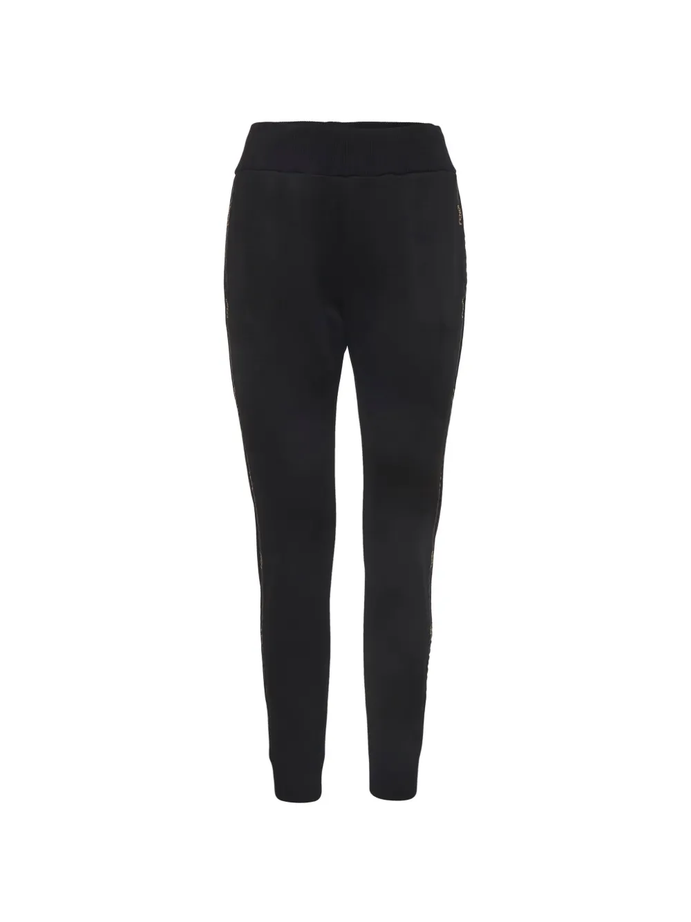 Fendi Pre-Owned logo-stripe track pants - Nero