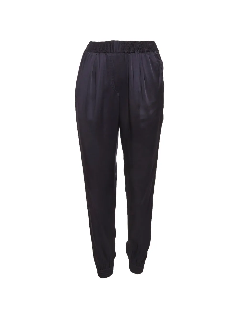Lanvin Pre-Owned satin lace trousers - Blu