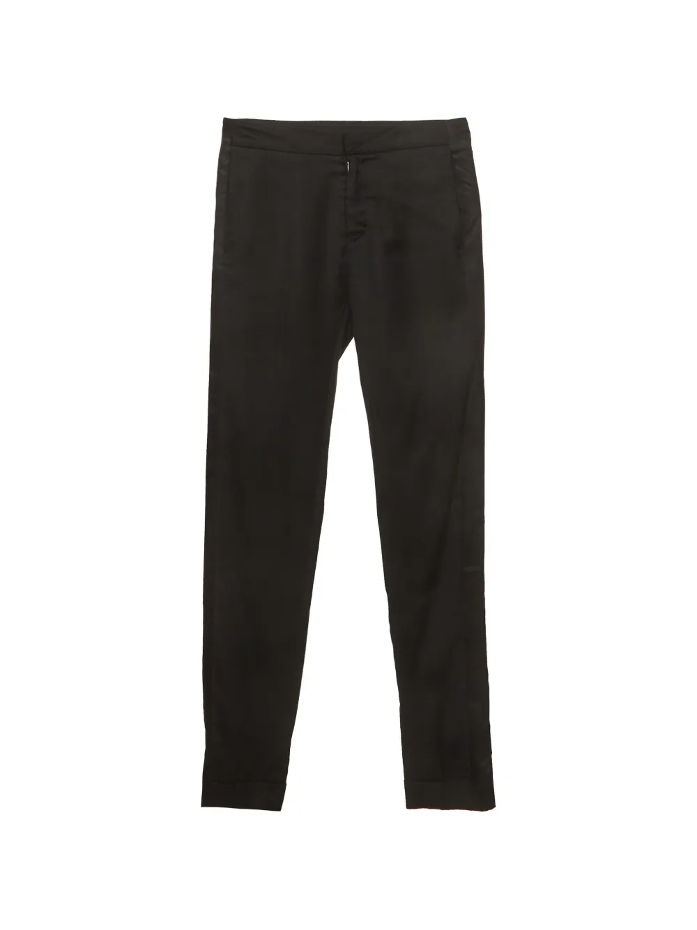 Maison Martin Margiela Pre-Owned slim-fit gabardine trousers - Nero