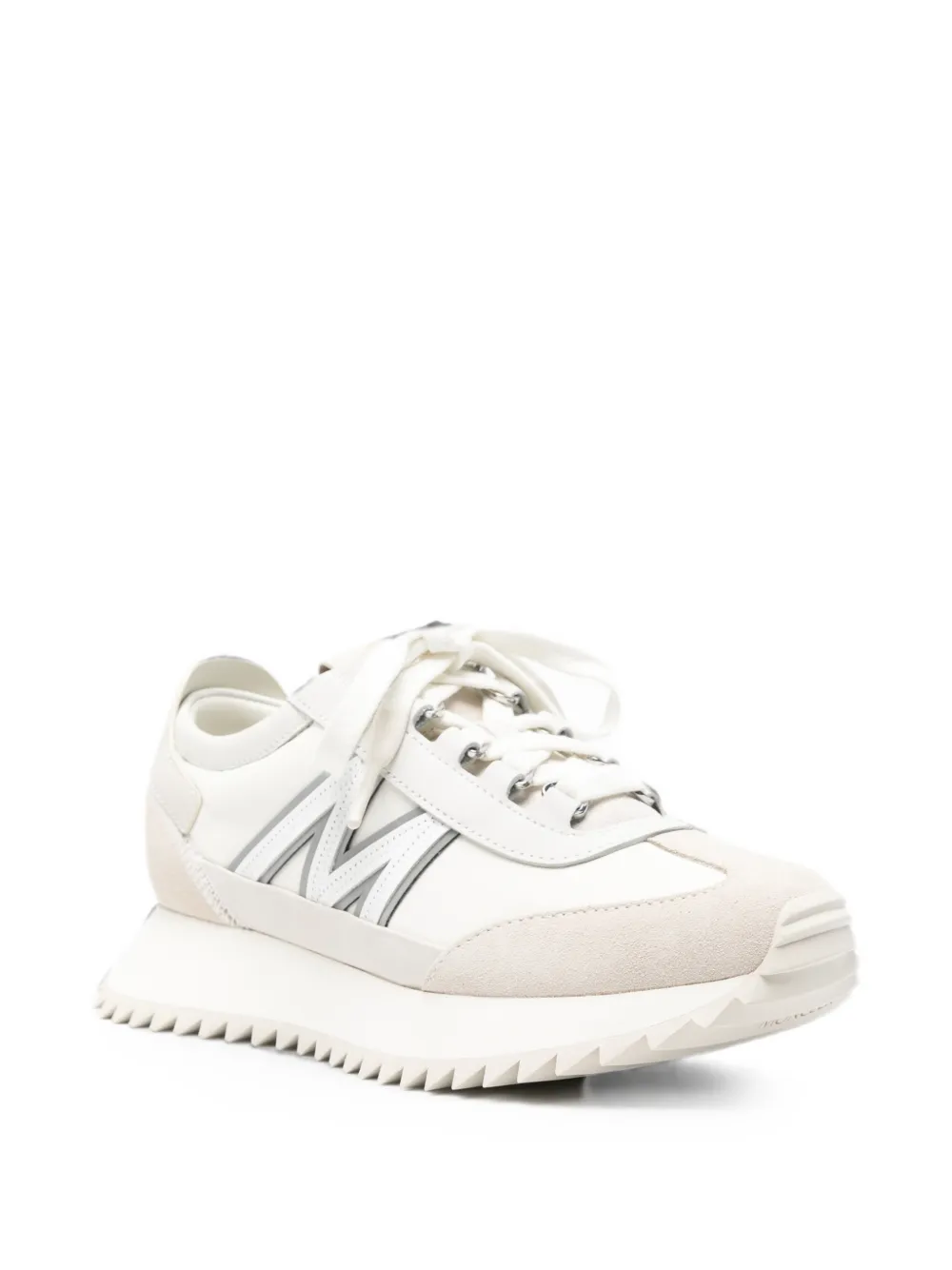 Moncler Pacey2 logo-detail chunky-sole sneakers Beige