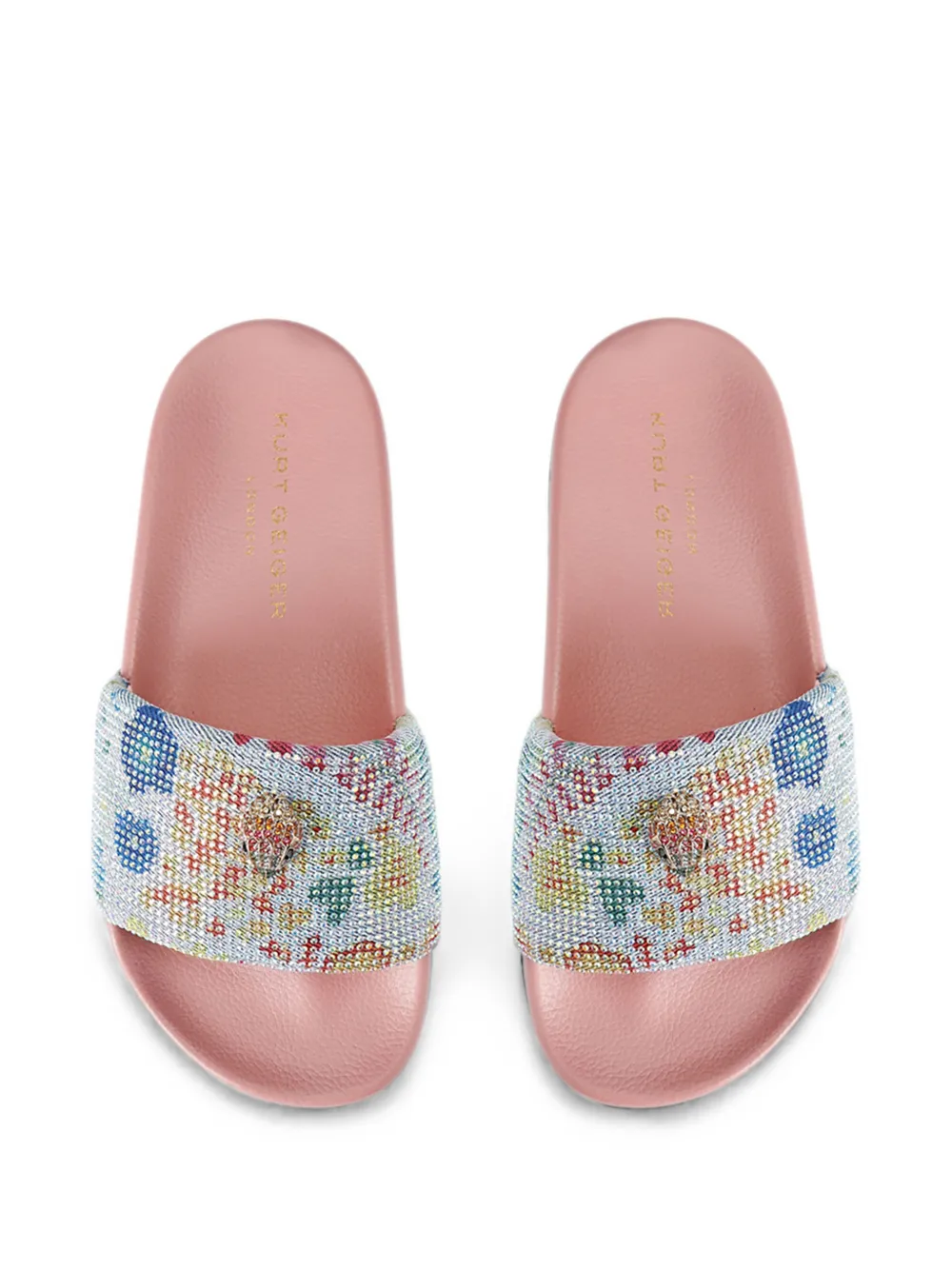 Kurt Geiger London Meena Eagle slides Blauw