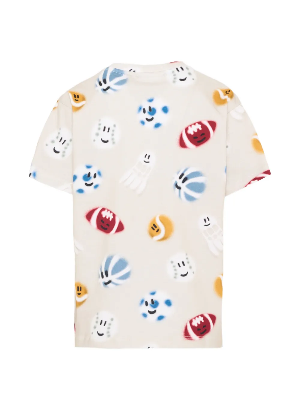 Molo T-shirt met grafische print Beige
