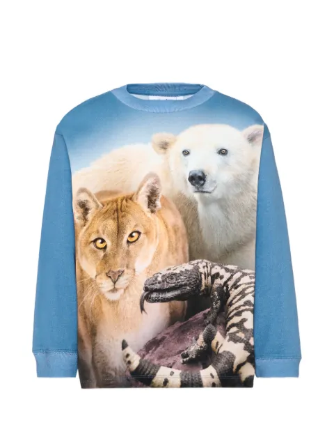 Molo animal-print long-sleeve T-shirt