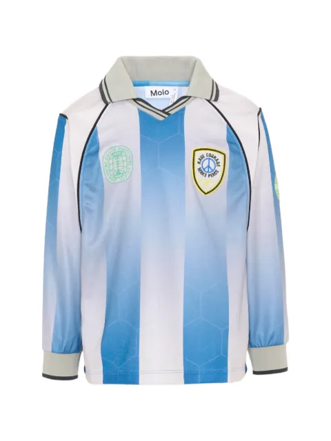 Molo striped long-sleeve polo shirt
