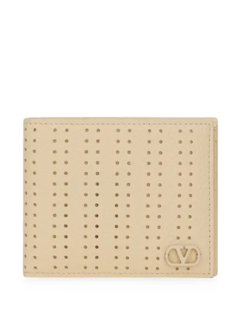 Valentino Garavani perforated wallet