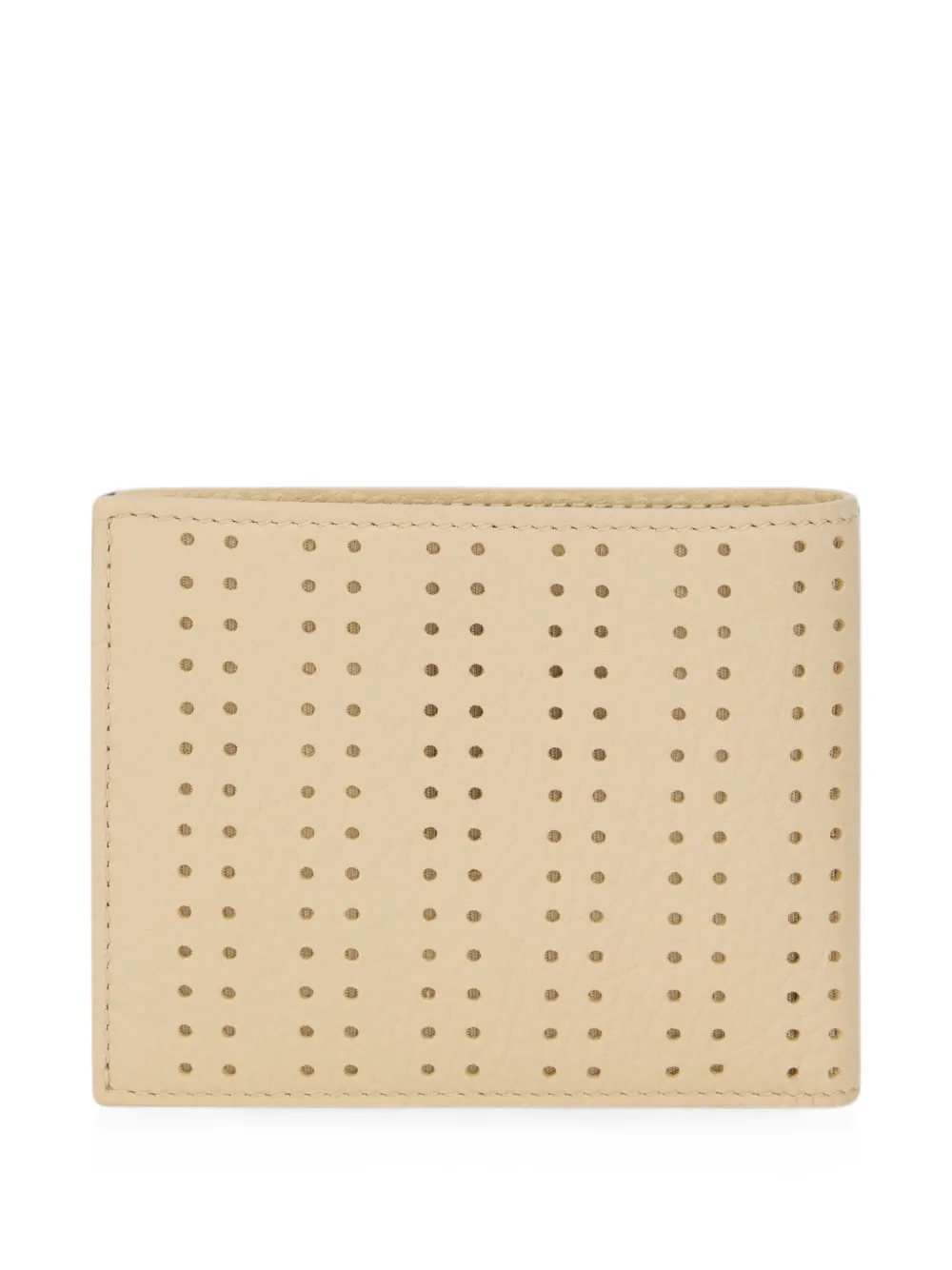 Valentino Garavani Portemonnee met geperforeerde details Beige