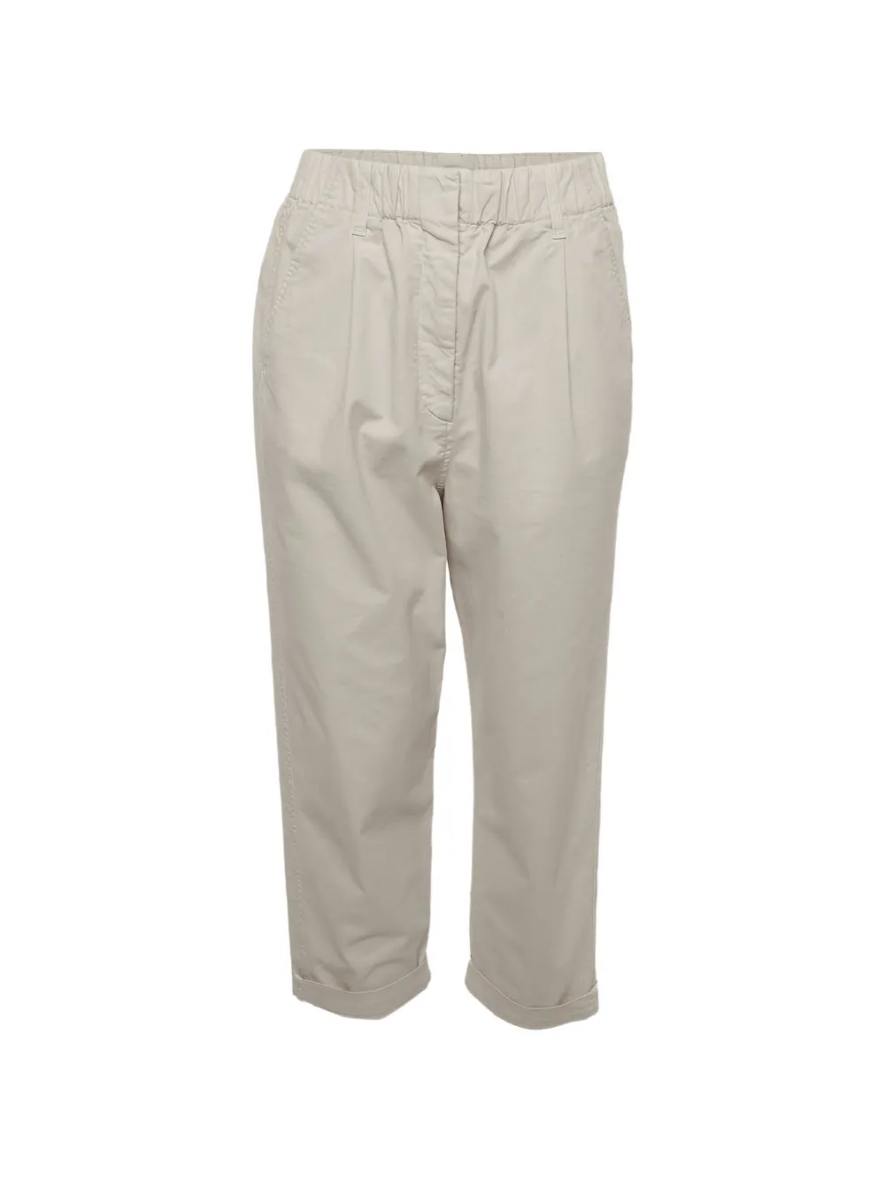 Brunello Cucinelli Vintage Pantaloni crop con pieghe - Toni neutri