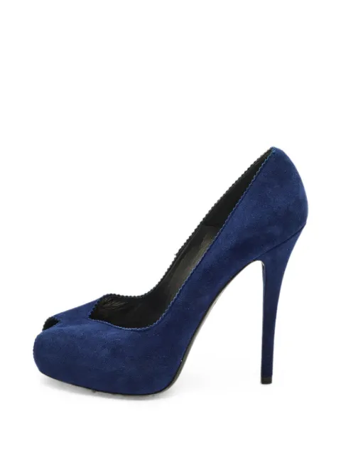 Stuart Weitzman peep-toe heeled pumps