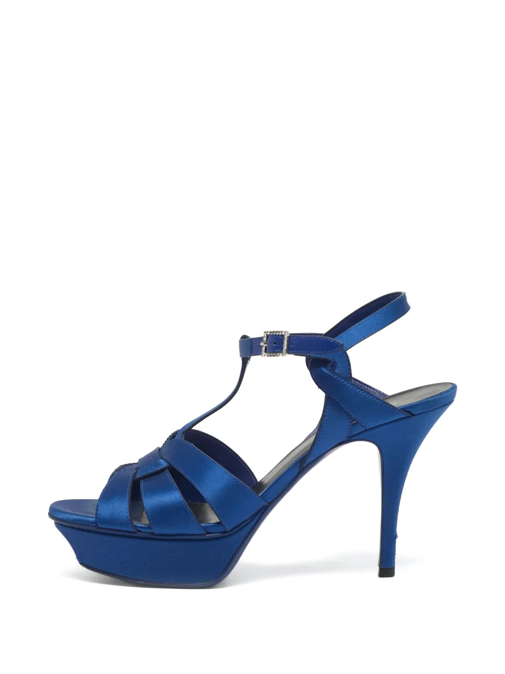 Saint Laurent Pre-Owned Tribute platform sandals - Blu