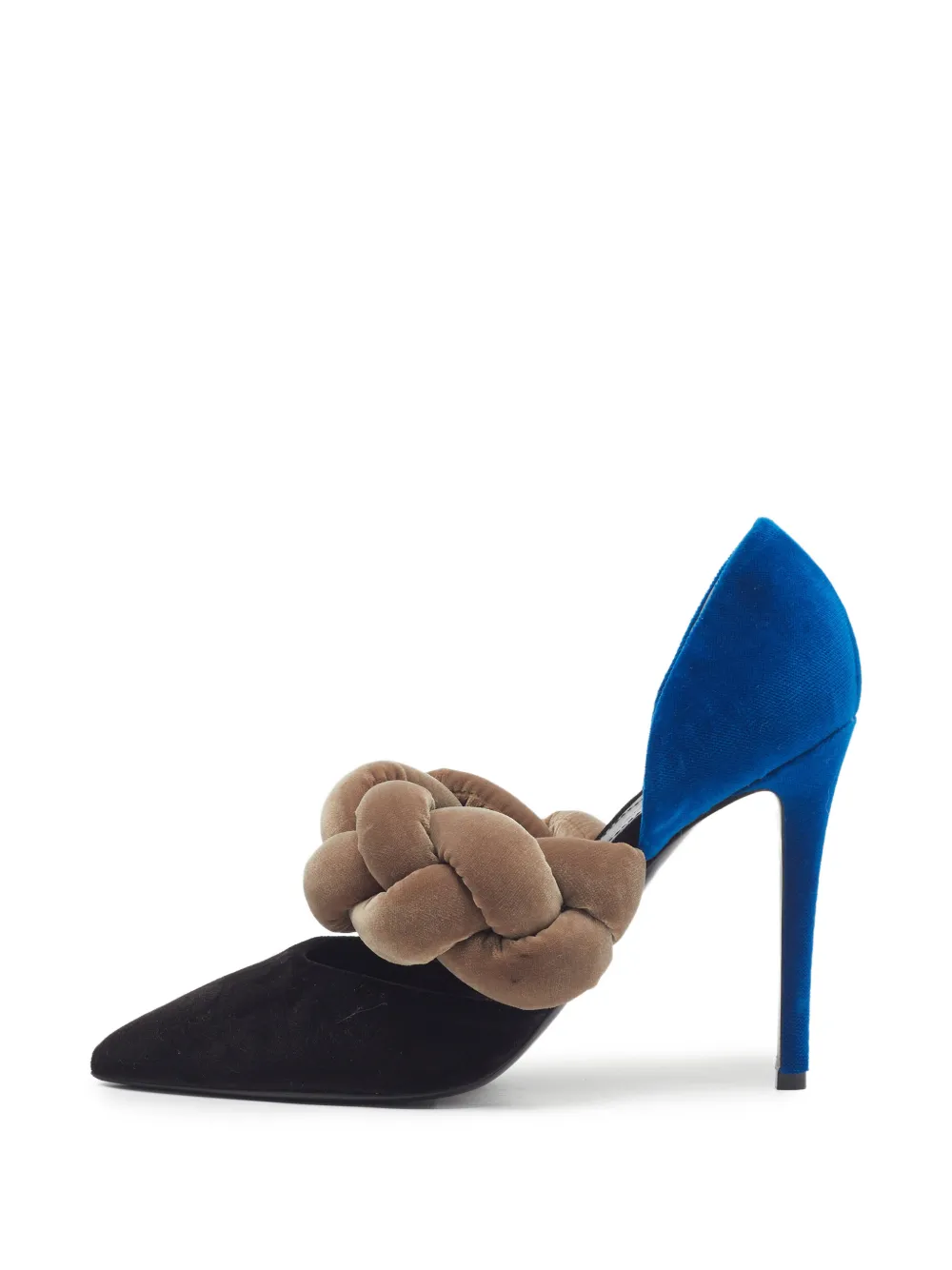 Marco De Vincenzo Pumps in velluto - Nero