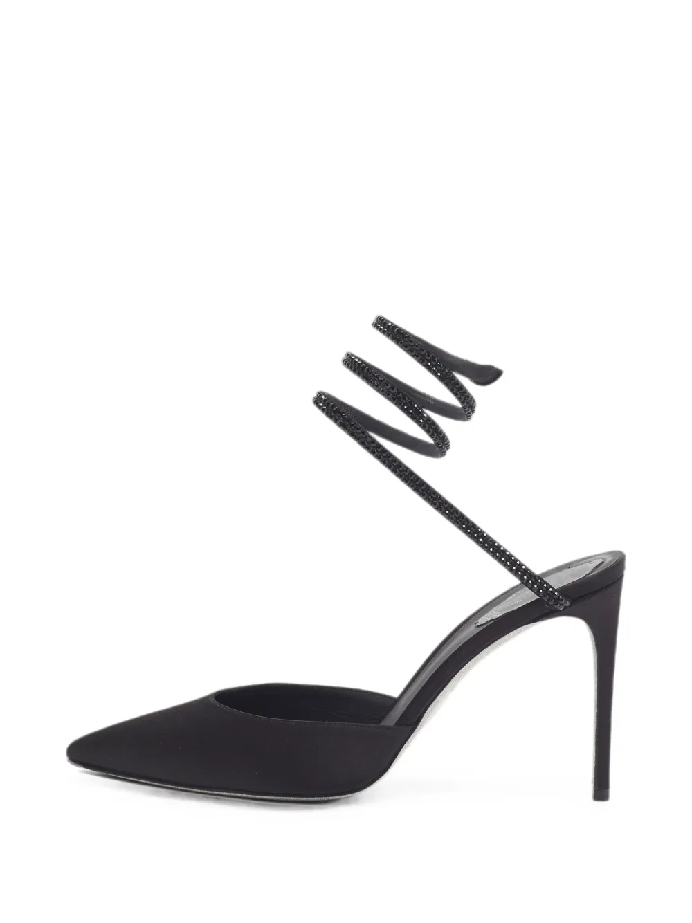 René Caovilla Pumps Cleo con cristalli - Nero