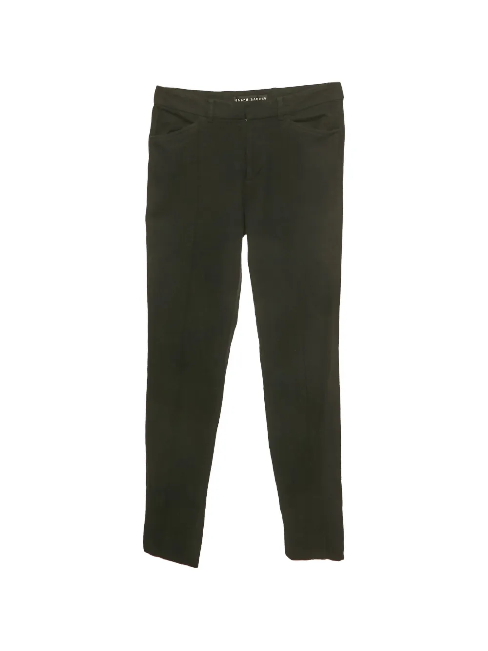 Ralph Lauren Vintage straight-cut wool trousers - Nero