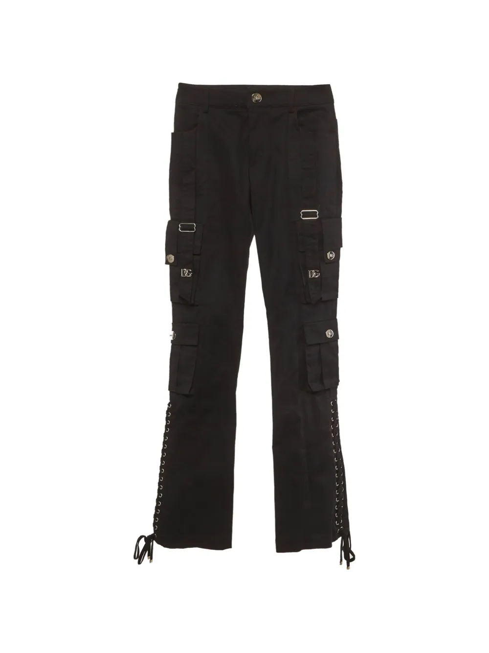 Dolce & Gabbana Pre-Owned corded-detail cargo pants - Nero