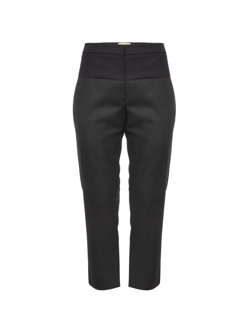 Pre-owned Marni Wool Cropped Trousers In Gray